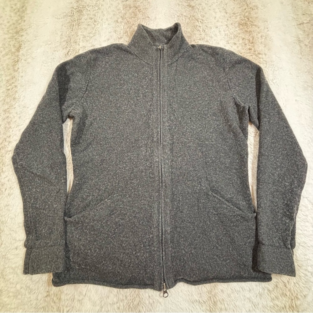 Title Nine Gray Full Zip Jacket Women’s Size M Pockets Casual Layering